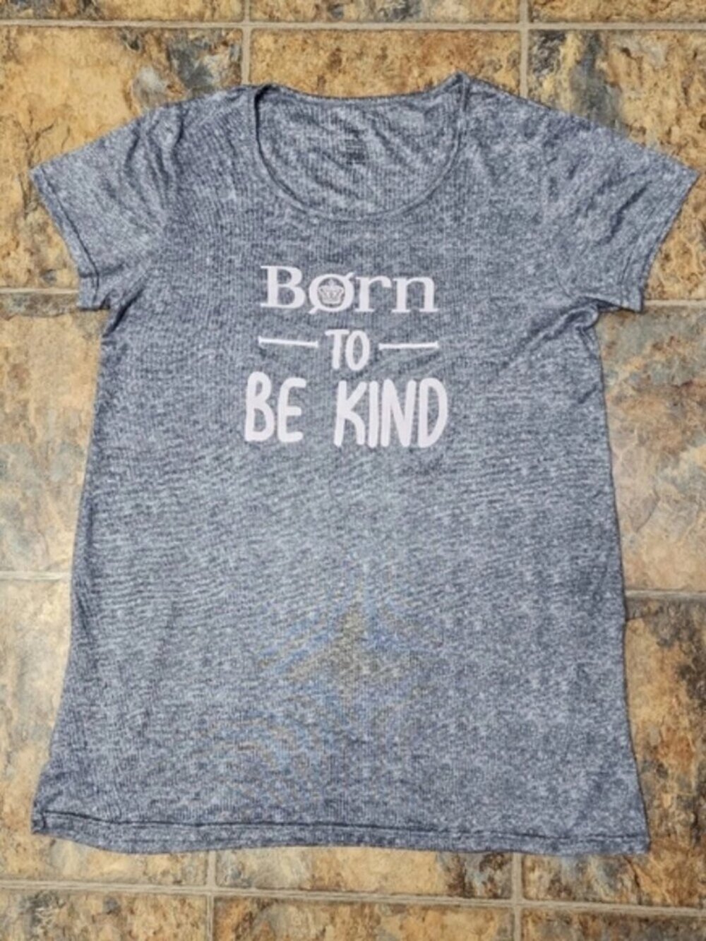 Born Womens Night Shirt Super Soft Cozy Knit Material "Born To Be Kind " Sz XL